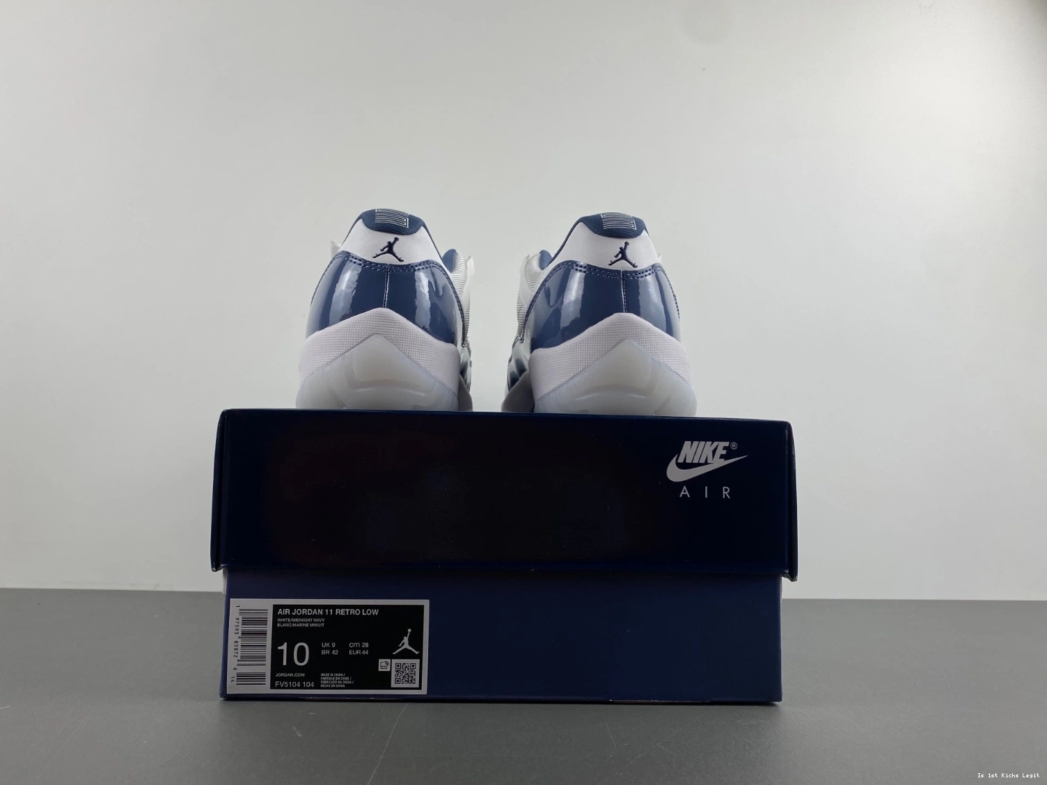 Low Air FV5104-104 Retro Jordan 11 Midnight Navy White  0830